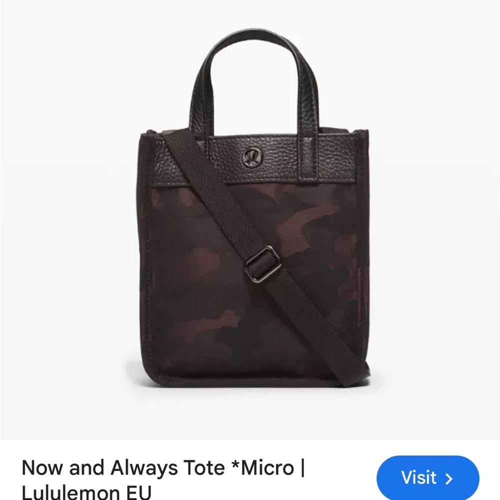 lululemon athletica Black tote mini